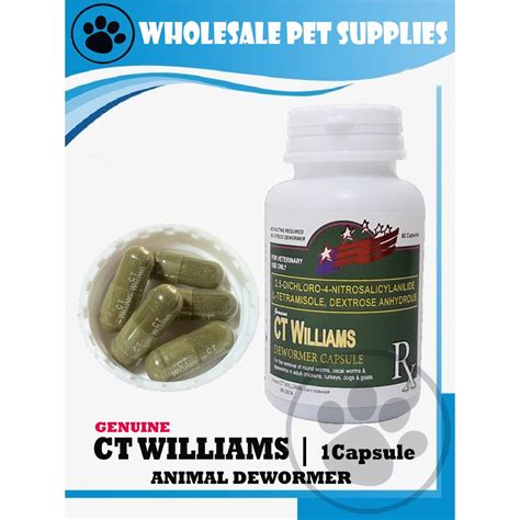 ct williams dewormer price|CT WILLIAMS Animal Dewormer (1 Capsule) .